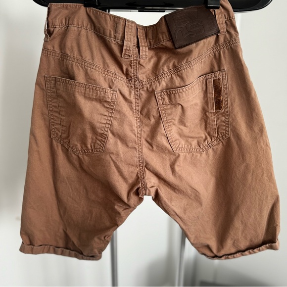 Evisu Jeans Brown Shorts (waist: 29) - Picture 2 of 3
